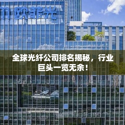 全球光纖公司排名揭秘，行業(yè)巨頭一覽無余！