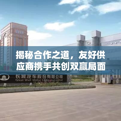揭秘合作之道，友好供應(yīng)商攜手共創(chuàng)雙贏局面的秘訣！