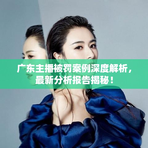 廣東主播被罰案例深度解析，最新分析報告揭秘！