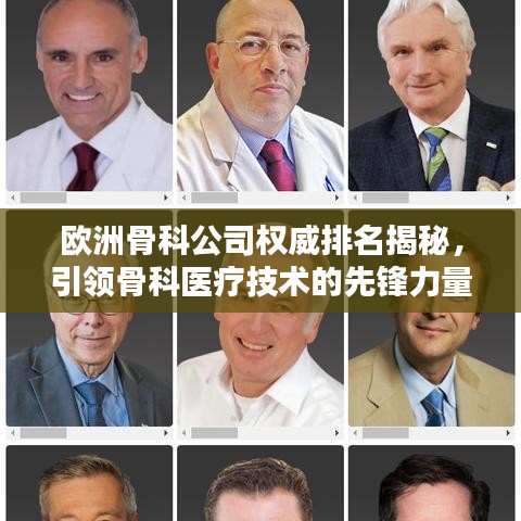 歐洲骨科公司權(quán)威排名揭秘，引領(lǐng)骨科醫(yī)療技術(shù)的先鋒力量