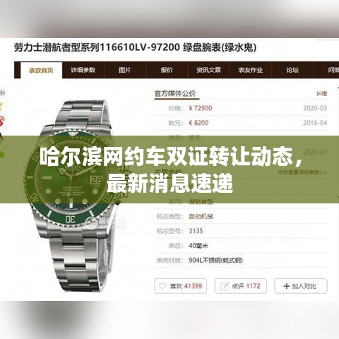 哈爾濱網(wǎng)約車雙證轉(zhuǎn)讓動(dòng)態(tài)，最新消息速遞