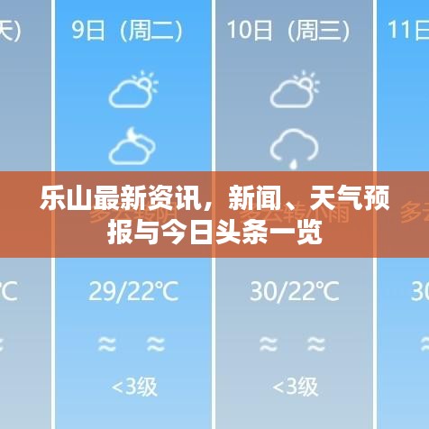 樂山最新資訊，新聞、天氣預(yù)報(bào)與今日頭條一覽