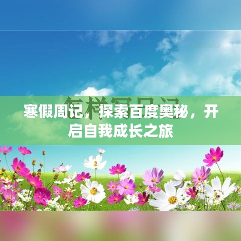 寒假周記，探索百度奧秘，開啟自我成長之旅