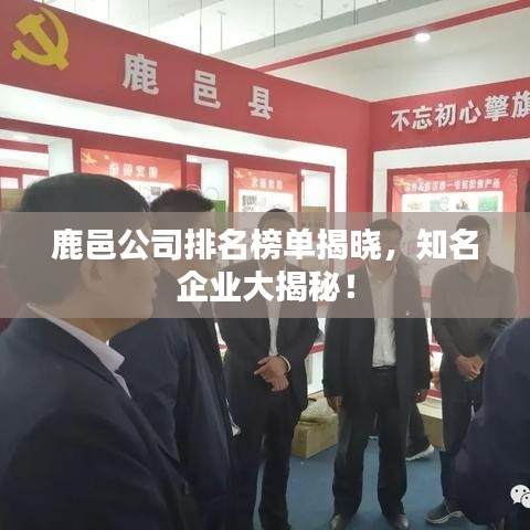 鹿邑公司排名榜單揭曉，知名企業(yè)大揭秘！