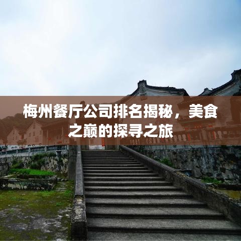 梅州餐廳公司排名揭秘，美食之巔的探尋之旅