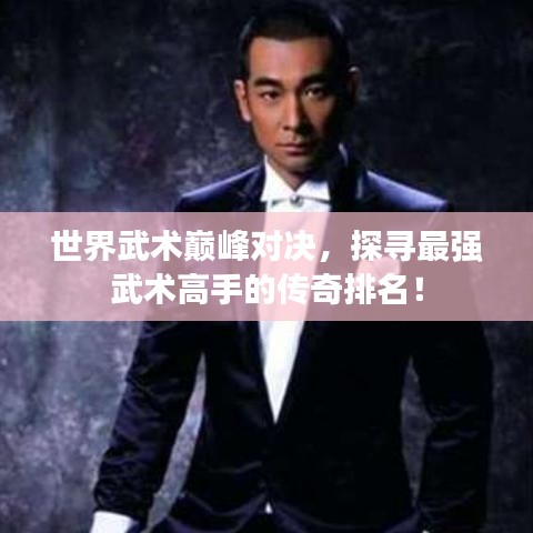 世界武術(shù)巔峰對決，探尋最強(qiáng)武術(shù)高手的傳奇排名！