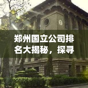 鄭州國(guó)立公司排名大揭秘，探尋城市企業(yè)發(fā)展的新高度！