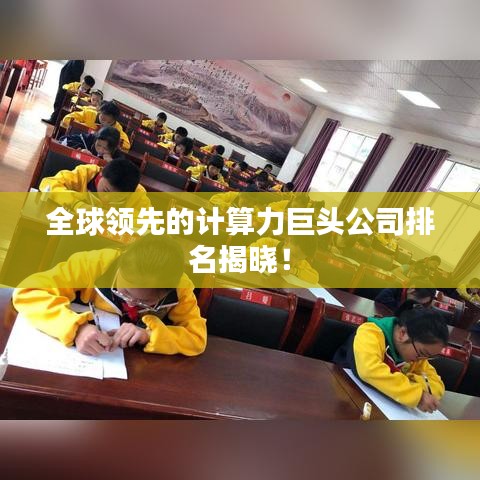 全球領(lǐng)先的計算力巨頭公司排名揭曉！