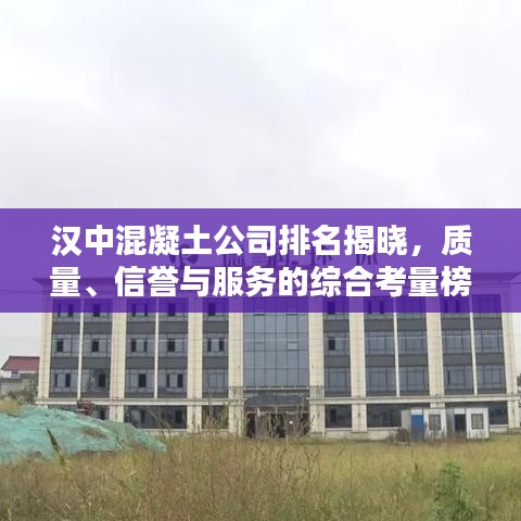 漢中混凝土公司排名揭曉，質(zhì)量、信譽(yù)與服務(wù)的綜合考量榜單出爐！