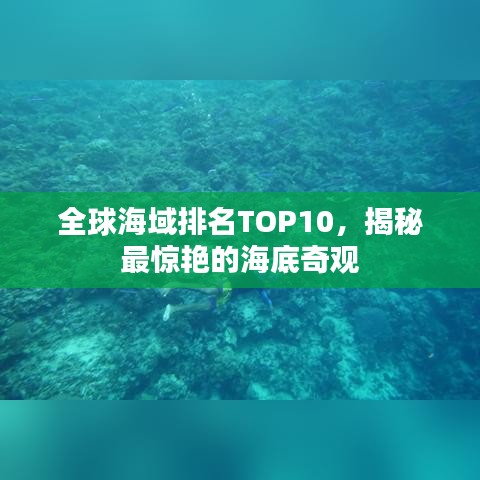 全球海域排名TOP10，揭秘最驚艷的海底奇觀