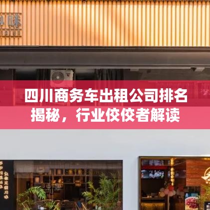 四川商務(wù)車出租公司排名揭秘，行業(yè)佼佼者解讀