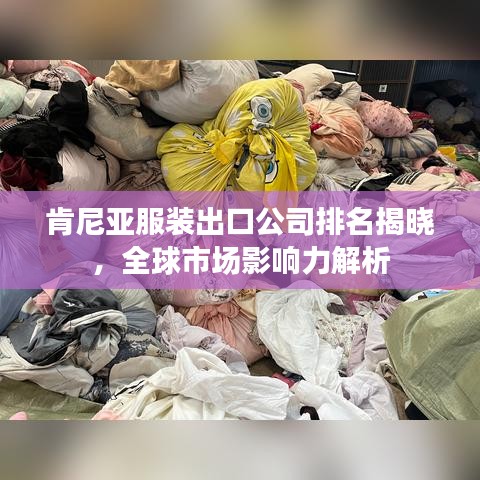 肯尼亞服裝出口公司排名揭曉，全球市場影響力解析